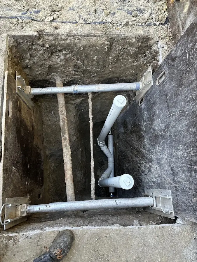 Experienced plumber completing Gas Line Repair work in Alexandria